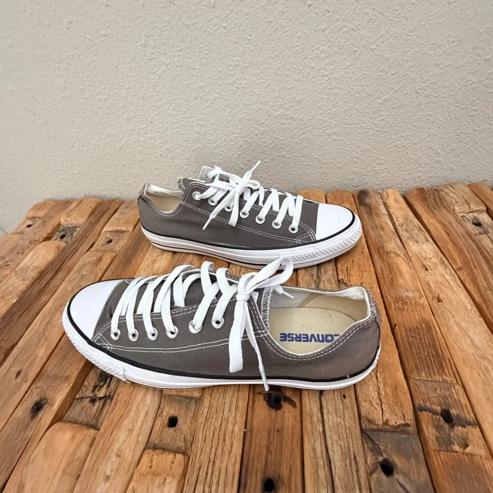 Converse Chuck Taylor All Star Low Top Charcoal Grey Sneakers 1J794 Mens 11 W 13 - Picture 5 of 8